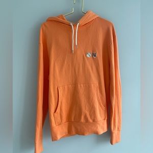Maison Kitsune Double Fox Head Cotton Hoodies size m for men - almost new